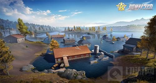 鏖战蓝色水城纵横钻井平台 荒野行动新地图