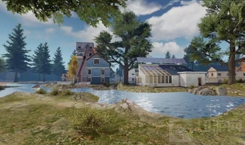 鏖战蓝色水城纵横钻井平台 荒野行动新地图