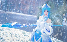 王者荣耀王昭君COS图集分享 雪天背景王昭君