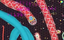 贪吃蛇大作战红蛇陷阱已经布好 看你怎么跑