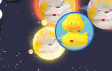 球球大作战面对23人被3队围中间也能绝地反杀