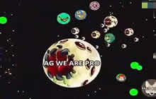 球球大作战老外玩球球大作战从来不合作