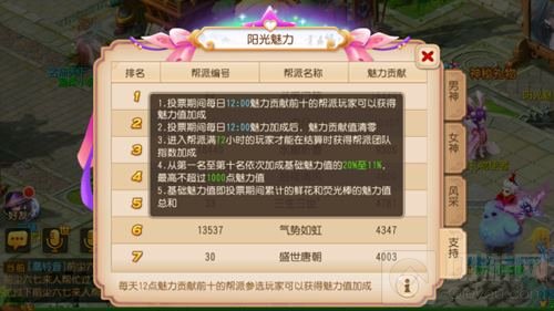 仪表万方 梦幻西游手游阳光魅力榜评选开始