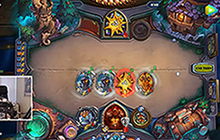 炉石传说游戏视频 炮塔战我只服土司的卡组