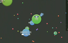 球球大作战技术主播被无数个球包围一秒反杀