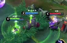 王者荣耀梦泪露娜峡谷收割 灵活位移进退自如