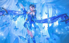王者荣耀貂蝉仲夏夜之梦COS 梦幻之蓝貂蝉