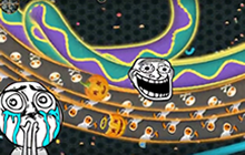 贪吃蛇大作战被包围击杀后瞬间反杀 屠戮全服