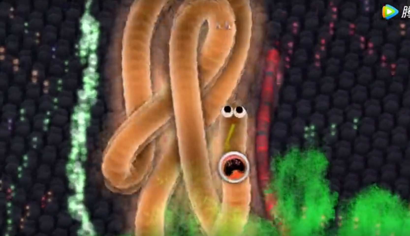 贪吃蛇大作战疯狂吞噬涨到10000米 无敌的存在