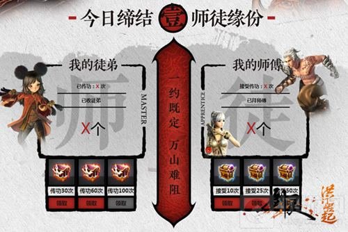 洪门双师 《剑灵洪门崛起》师徒情义活动来袭