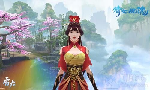 一袭红衣倾城 绝美coser演绎倩女手游的故事