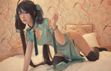 王者荣耀孙尚香COS图集 绝色孙尚香腿玩年