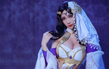 王者荣耀貂蝉异域舞娘COS 貂蝉绝美COS图集
