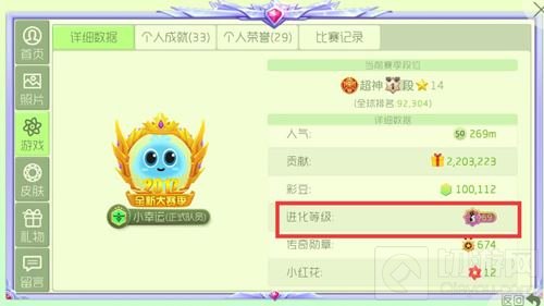 球球大作战进化等级最高是多少 有没有上限