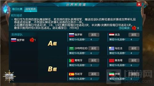 再见梅罗！ 《奇迹最强者》世界杯竞猜开启