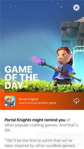 传送门骑士手游登陆国服 曾获美服苹果推荐