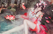 王者荣耀游园惊梦COS分享 美腿甄姬COS图集