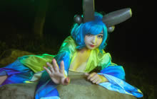 王者荣耀蔡文姬COS图集 可爱萝莉蔡文姬COS