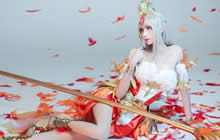 王者荣耀王昭君COS分享 长腿诱惑王昭君COS