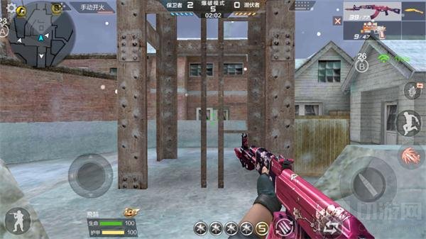 CF手游鹰眼雪地中门小策略 上分就靠这些技巧