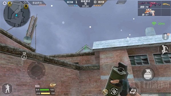 CF手游鹰眼雪地中门小策略 上分就靠这些技巧