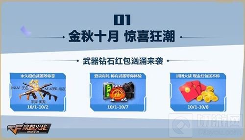 登陆送永久！ CF手游黄金周六大福利活动来袭