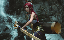 王者荣耀伽罗COS图集分享 忧郁小姐姐COS伽罗