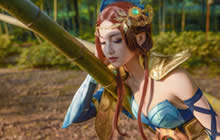 王者荣耀虞姬COS图集赏析 美腿虞姬COS分享