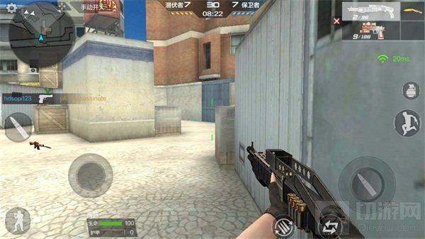 CF手游边贸城霰弹枪站位心得 助你轻松得MVP
