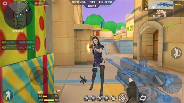 CF手游玩具城堡狙击点位推荐 刚枪偷袭任君选
