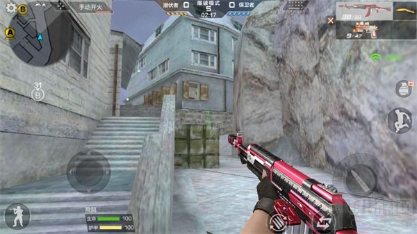 CF手游鹰眼雪地B点防守计划 酒吧和假是重点