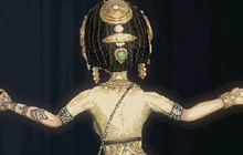 第五人格舞女新时装天竺少女 有点埃及艳后的感觉