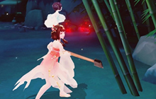 垂钓戏鱼莲溪畔 古风手游《花与剑》闲趣正自在