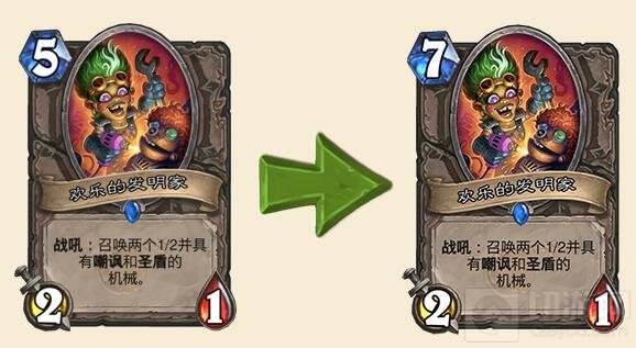 炉石传说即将到来平衡性改动 发明家浮龙艾维娜