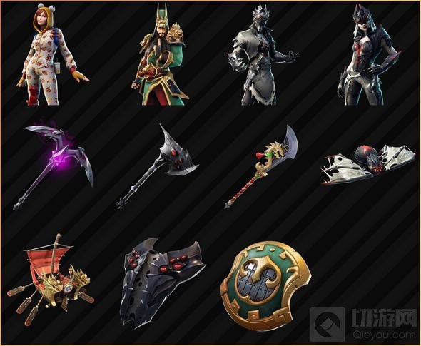 《堡垒之夜》手游新版本皮肤曝光 居然有关羽