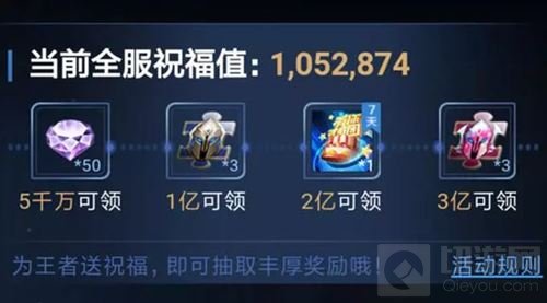 王者荣耀周年庆祝福活动 参与必得回城特效