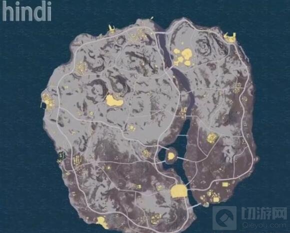 绝地求生刺激战场雪地地图细节截图 有火箭