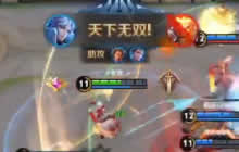 王者荣耀大神诸葛亮操作秀 高地轻松收割敌人