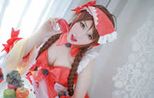 王者荣耀女仆大乔COS图集 你没有见过的大乔