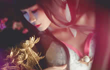 王者荣耀甄姬游园惊梦COS 国风甄姬COS图集