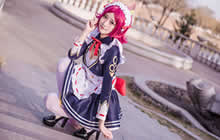 王者荣耀妲己COS图集分享 白丝女仆妲己COS