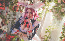 王者荣耀妲己女仆咖啡COS 肤白貌美妲己COS