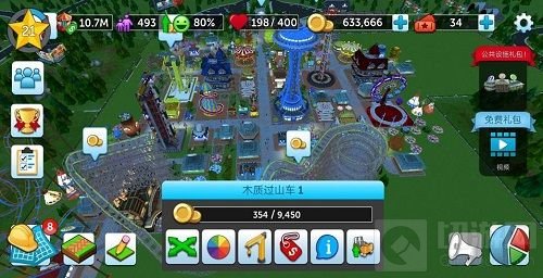 纯正刺激体验 过山车大亨手游第一视角玩法开启