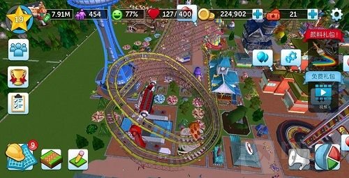 纯正刺激体验 过山车大亨手游第一视角玩法开启