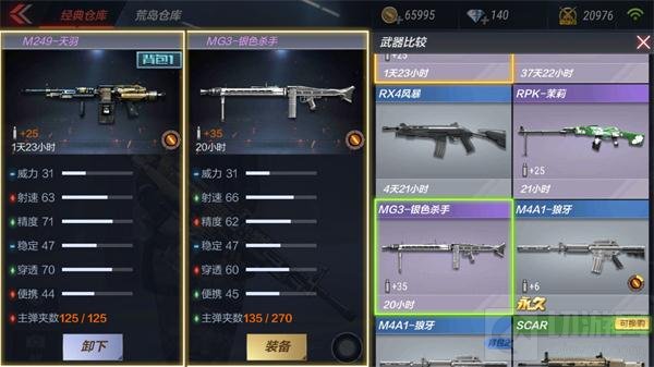 CF手游M249天羽全面评测 挑战生化模式通用