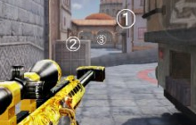 CF手游黑色城镇A点保卫者狙击手站位技巧分享