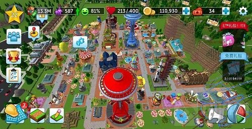 开门大迎宾 《过山车大亨》手游吸引顾客有诀窍