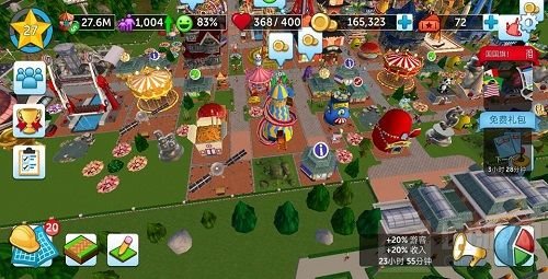 开门大迎宾 《过山车大亨》手游吸引顾客有诀窍