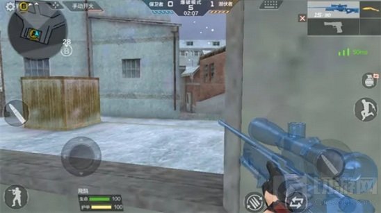 CF手游鹰眼-雪地狙击点位分享 狙击技巧讲解
