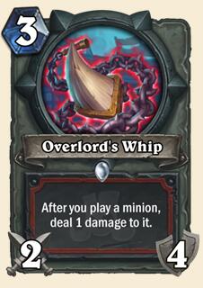 炉石传说拉斯塔哈乱斗新卡 战士新白卡武器公布